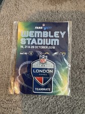 NFL 2018 London games teammate pin/badge