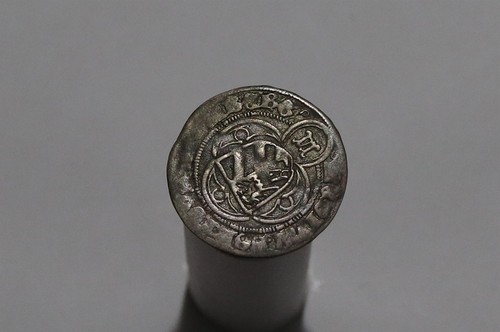 🧭 🇩🇪 GERMANY MEDIEVAL Nürnberg 1/2 SCHILLING 1455-1510 SHARP DETAILS B86#8167 - Picture 2 of 3