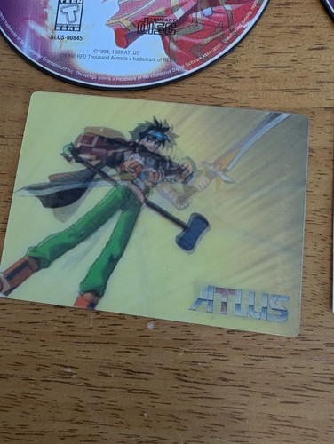 Thousand Arms - PS1 - PlayStation NTSC US (Black Label) OVP Komplett Neuwertig Selten - Bild 2 von 12