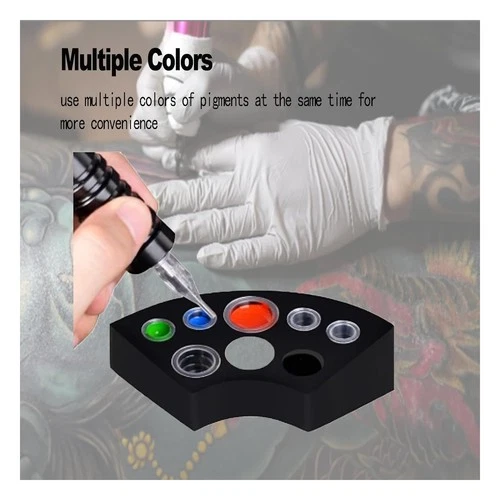 Tattoo Ink Caps Kit - Beoncall 300pcs Tattoo Ink Cups Tattoo SML Size Mixed and image 6