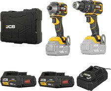 Pro 18V Brushless Twin Pack - Combi Drill (75Nm) & Impact Driver (230Nm) - Inclu