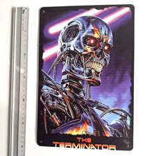 TERMINATOR Blechschild Blech Schild The Terminator Endoskeleton 30cm Alien