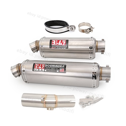 For Kawasaki Ninja 650R EX650 2006-2011 Exhaust Mid Pipe Slip On Muffler ER6N F