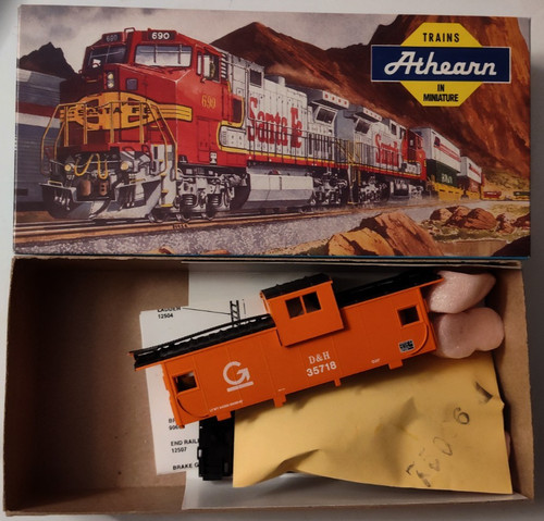 KIT Caboose DH 35718 escala HO Athearn Bev Bel Delaware Hudson 29' visión ancha | Condition: New