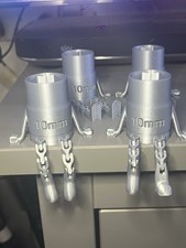 Silver 10mm Socket Buddy 3d printed fidget Articulated Legs Shelf  Gift Snap On
