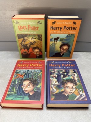 Harry Potter Band  1-4 gebundene Ausgaben J. K. Rowling Buch 