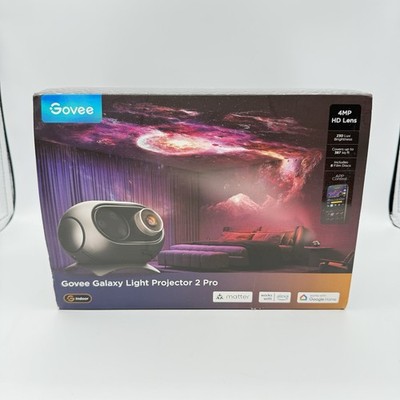 Govee Galaxy Light Star Projector 2 Pro HD Lens 4MP Planetarium Projector NEW