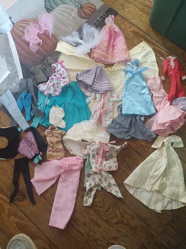 Very Big Fashion Dolls Bundle Of Clothes Homemade And Unbranded - Bargain!