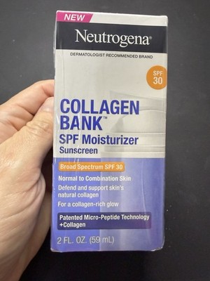 Neutrogena Collagen Bank Moisturizer SPF30 2 fl oz; Exp. 10/26