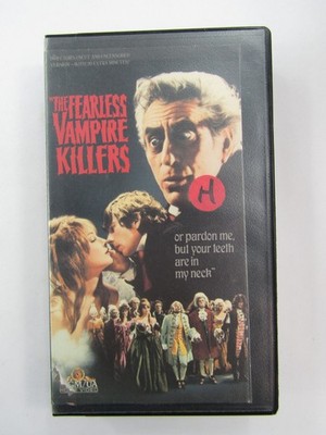 VTG The Fearless Vampire Killers VHS Hardcase MGM Prior Rental Cult Horror