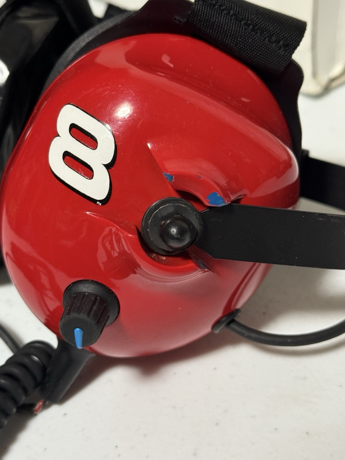 DALE EARNHARDT JR #8  BUDWEISER TRACKSIDE RACING RADIOS HEADPHONES # 9930 RARE !