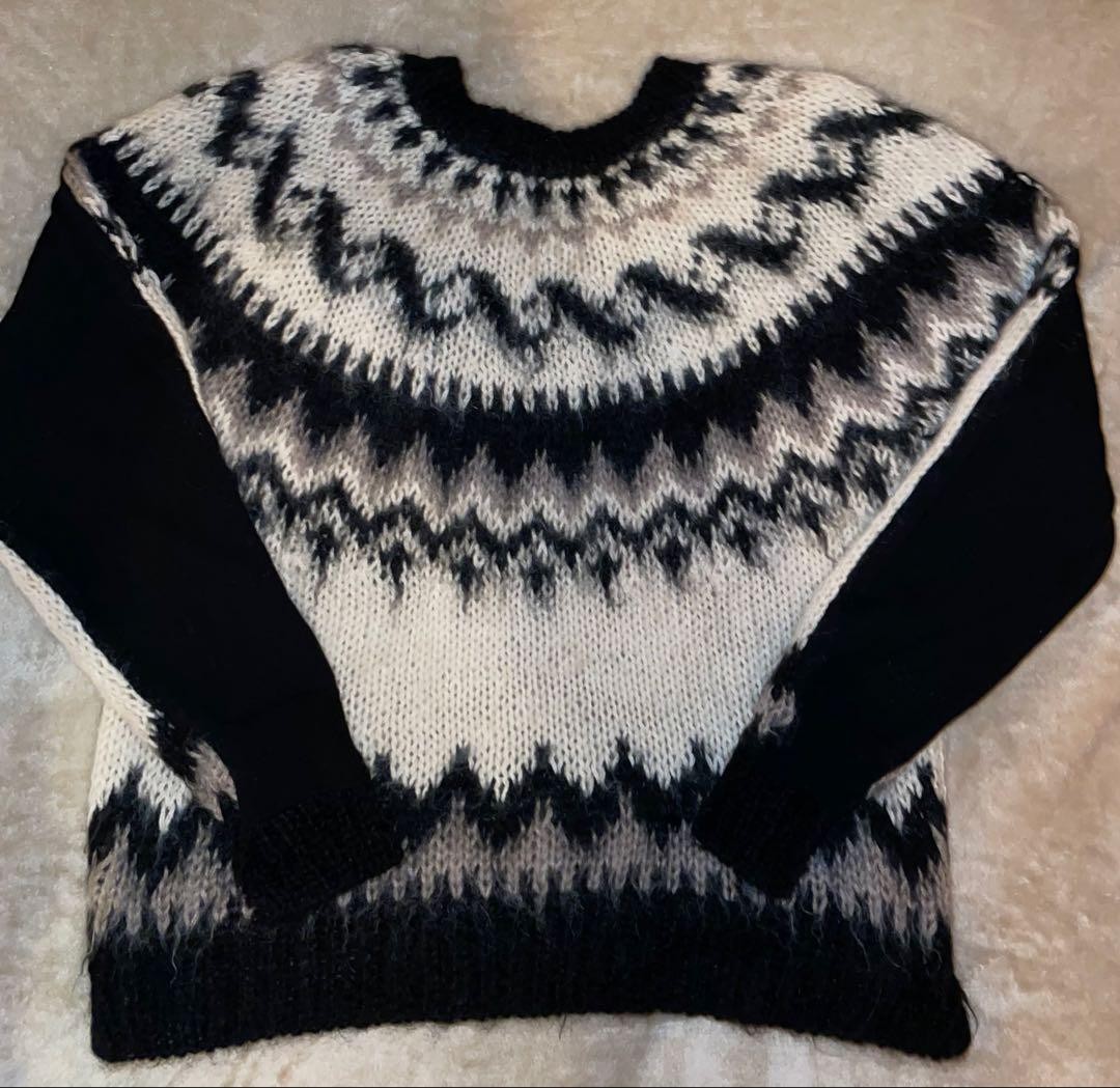 Junya Watanabe Different Material Docking Cardigan - image 2