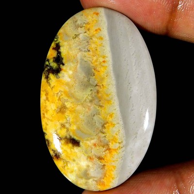 53,75Cts. 100 % natürlicher einzigartiger Hummeljaspis ovaler Cabochon...