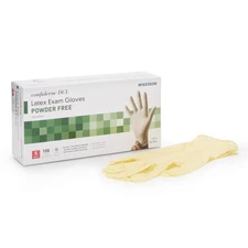 McKesson Confiderm Latex Exam Glove Standard Cuff Length SMALL 100 per Box