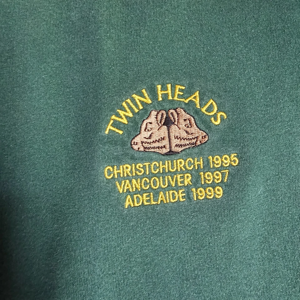 NZ Rugby Polo Shirt ~ Size L Men's ~ Y2K Twin Heads Ashley RFC Golden Oldies - image 4 of 4