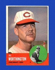 1963 Topps Set-Break #556 Al Worthington EX-EXMINT *GMCARDS*
