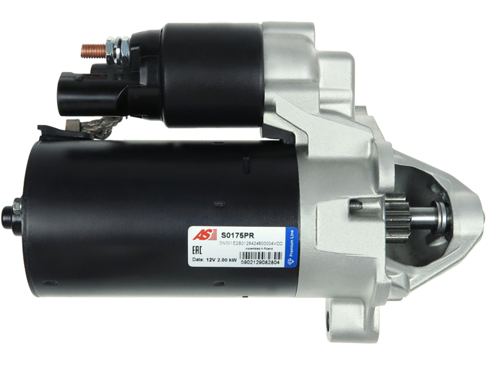 Remanufactured Starter Motor 12V 2.0kW 9T AUDI A4 B 1995-2008 OE 03G911023A