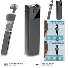 5000mAh Battery Handle for DJI Osmo Pocket 4/3, Portable Power Handle