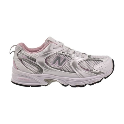 New Balance 530 Bungee (Wide) Little Kids' Shoes White/Pink pz530