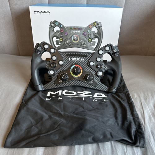 MOZA Racing KS Sim Racing Steering Wheel with Quick Release and Paddles Boxed