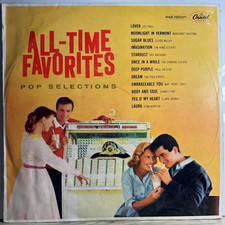 All-Time Favorites LP Vinyl Record Nat King Cole Capitol Pop Selections T8103