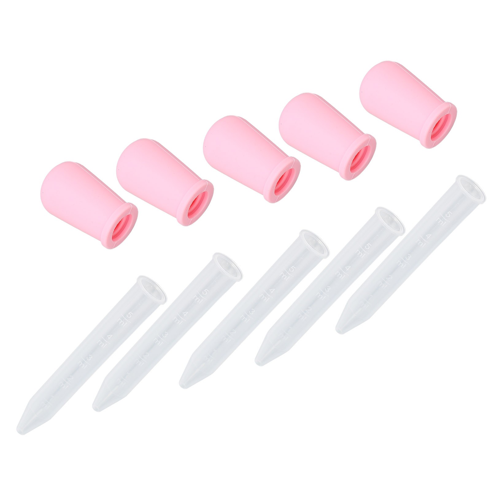 5pcs Liquid Dropper Silicone Jewelry DIY Dropper Transfer Pipettes For Epoxy BAJ