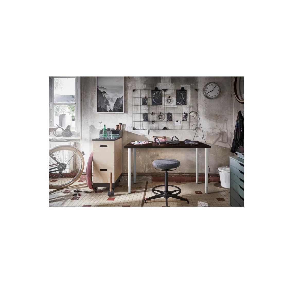 Gamba da tavolo in acciaio IKEA “OLOV” Colore verniciato Regolabile tra 60 e 90 foto 4