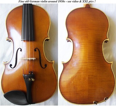 FREE SHIPPING: CONTEMPORARY GERMAN VIOLIN -VIDEO- MASTER バイオリン скрипка 小提琴  603