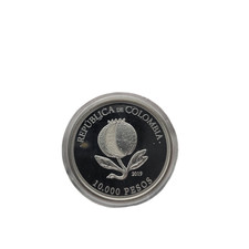 2019 Colombia 10000 Pesos Independence Bicentennial Proof Coin WITH COA
