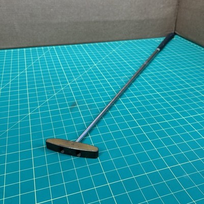PLOP Putter Brass Blade 2 Way ORIGINAL Grip 14 Degree Steel Shaft
