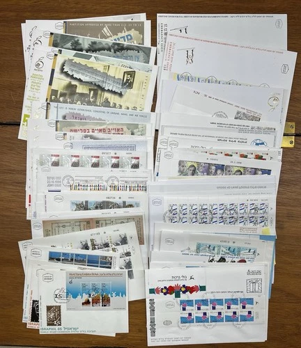 57 Israel Stamp First Day Covers Full Sheets and Limited Editions