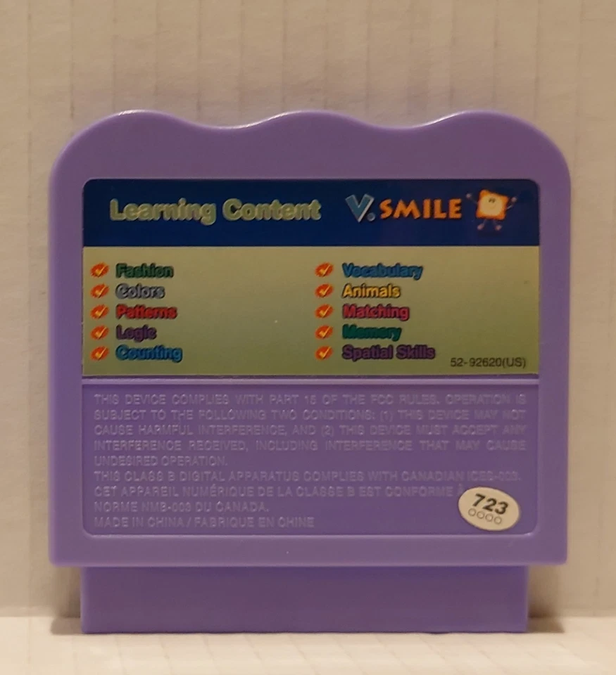 VTech VSmile learning system Lil Bratz Friends Fashion & Fun game tested&works - Image 4 of 4