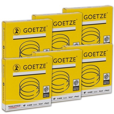 6x GOETZE KOLBENRINGE 83mm passend für MERCEDES-BENZ C-KLASSE W204 CLK CLS
