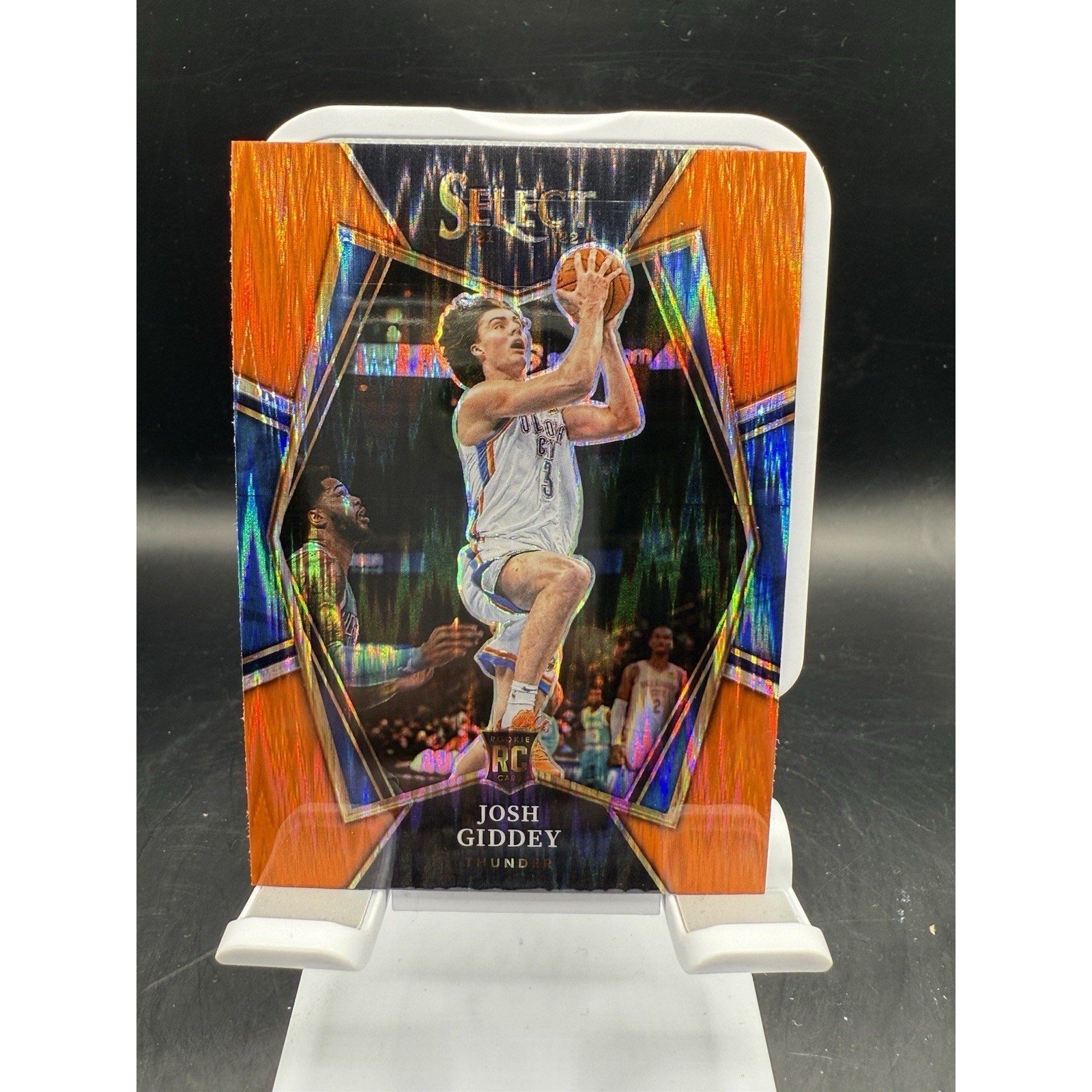 2021-22 Select JOSH GIDDEY Orange Flash Prizm Rookie RC Premier #143 OKC