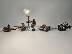 LEGO NEXO KNIGHTS: Jestro's Volcano Lair 70323 Evil Mobile 70316 Moltor's 70313