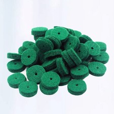 90Pcs Felt Piano Washers Keyboard Balance Rail Repair Parts Green