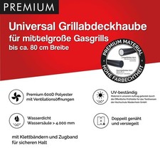 Universal Premium Grillabdeckhaube für mitte...