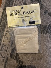 Regency 4 Piece Spice Muslin Bags 3X4" Reusable