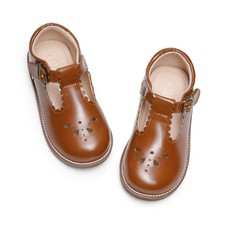 Girls Mary Jane Flats Shoes Toddler Dress Shoes Anti Slip Flexible School Wear