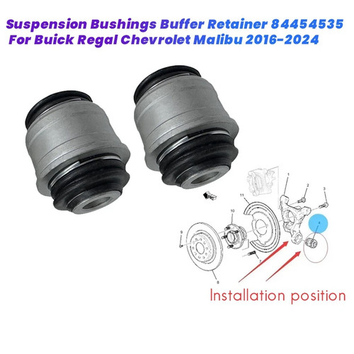 For Chevrolet Malibu 2016-2024 84107273 Rear Suspension Bushings Buffer Retainer - Picture 3 of 8