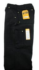 NWT CARHARTT Men's 32 x 28 Loose Fit Double Knee Black Duck Utility Work Pants