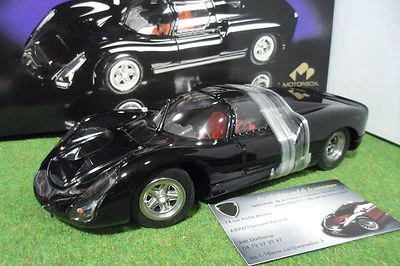PORSCHE 910 de 1967 street noir black au 1/18 d EXOTO MOTORBOX MTB 00064 voiture - Photo 1/3