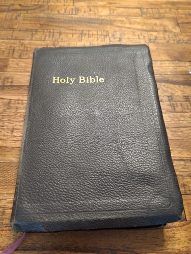 Vintage ~ HEILIGE BIBEL Weltverlag ~ KJV Selbstaussprechende Ausgabe GROSSER DRUCK