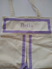 Pottery Barn Kids Harper Nursery Baby Diaper Holder Stacker with name BELLA New 