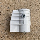 Saftron In Ground Swimming Pool and Spa Handrail Ladder Anchor Socket, White