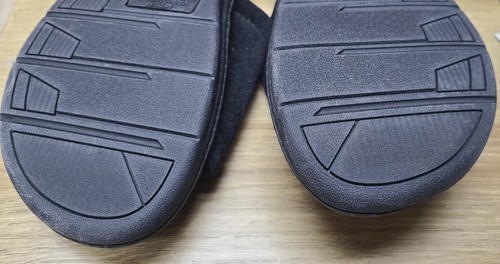 Pantofole Uomo DLUXE by Dearfoams SUPER DAD - NERE - Memory Foam M (545) - Foto 3 di 3