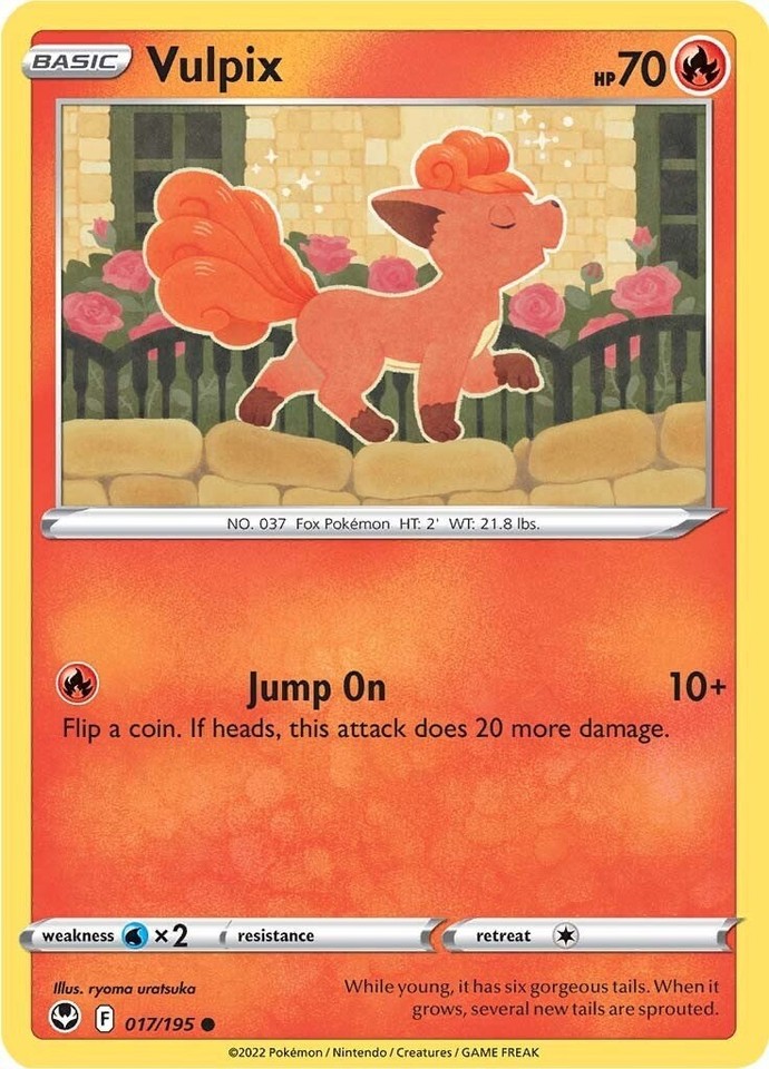 Vulpix 017/195 Swsh12: Sword & Shield - Silver Tempest - 1 of 1