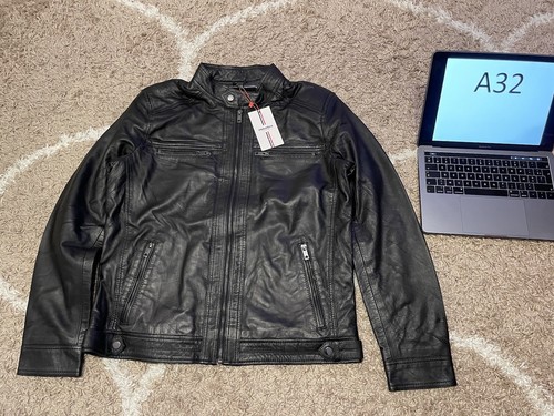 Helvetica Blouson Veste Cuir