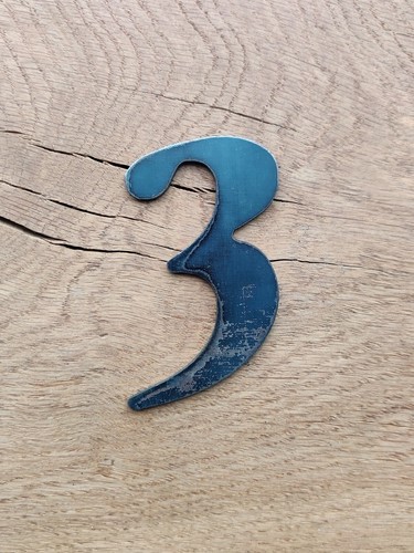 Letters Numbers Metal Sign Word 3" Small Wall Lettering Room Garden Shop Bar Pub - Picture 5 of 37