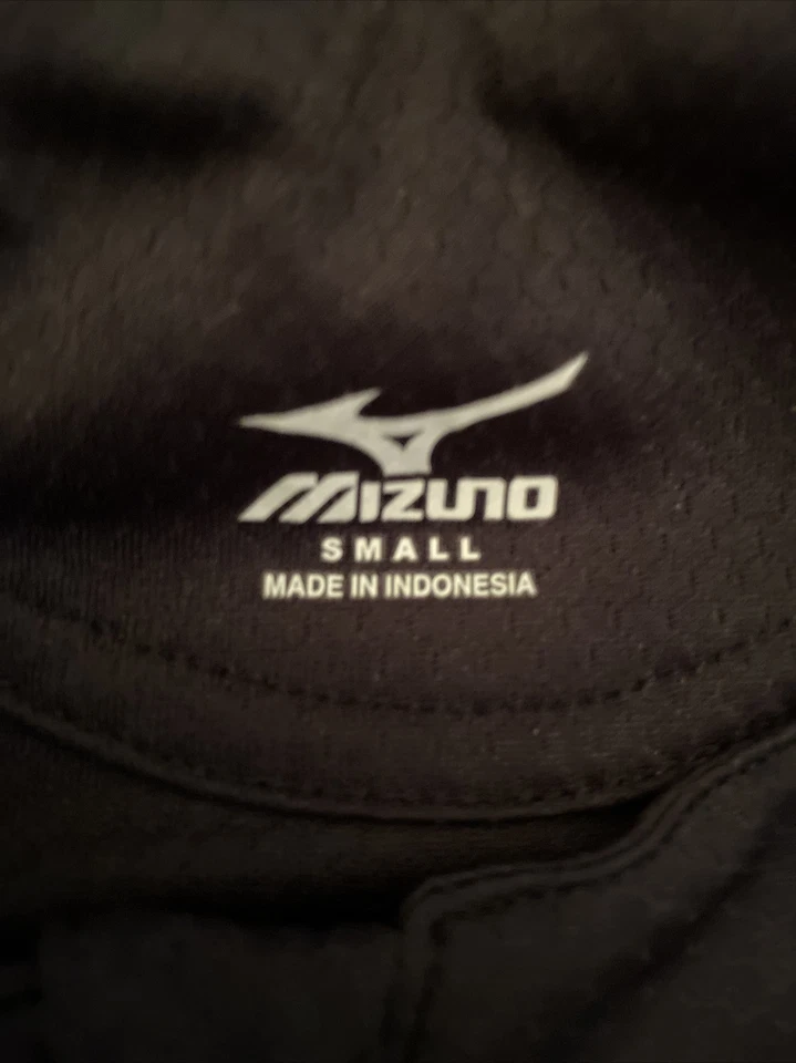 Mizuno Womens Running Top Size Small Black Gray - Image 3 of 4
